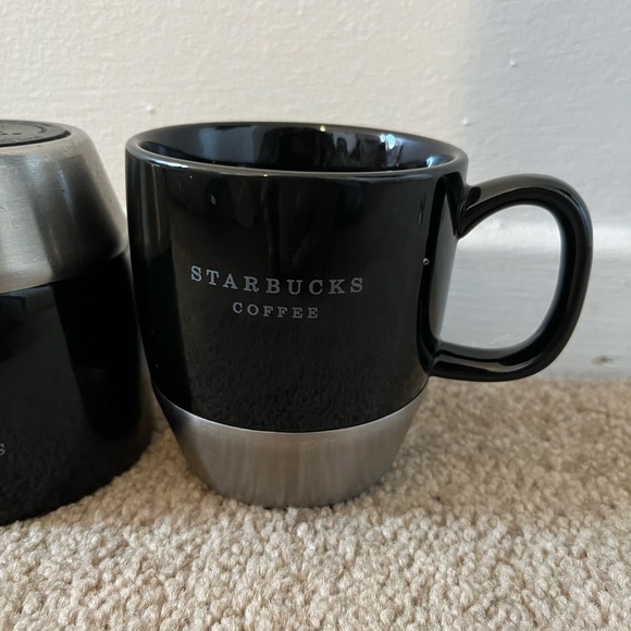 Set of 3 Starbucks black coffee mug 12oz good for christmas/ gift - Picture 1 of 5